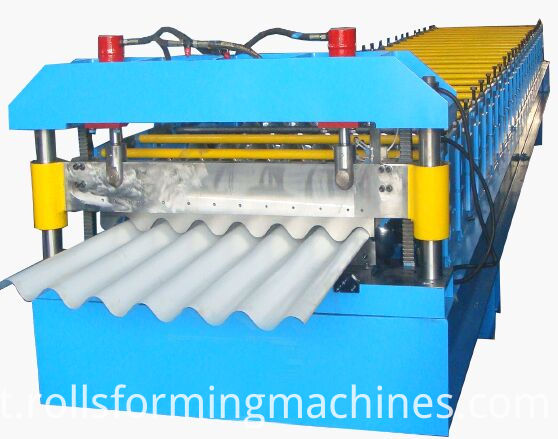 Rolo ondulado da folha que forma a máquina do painel do telhado da máquina Corrugated Sheet Roll Forming Machine Roof Panel Machine